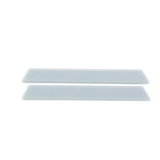 For MECHREVO JiaoLong16Pro 2025 Model 2PC Short Gray Rubber Bumper Feet Strips picture
