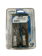 NEW Crucial 4GB KIT 2X2GB DDR2--1066 PC2-8500 240-PIN RAM #30 picture