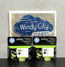 HP 65XL (N9K04AN) Lot of 2 Black Ink Cartridge For HP 2640 3755 5030 Genuine NEW picture