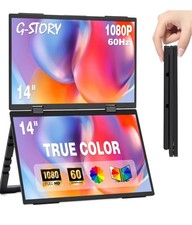 NEW G-STORY GS140N2 Portable Dual Screen Monitor Laptop Extender 14