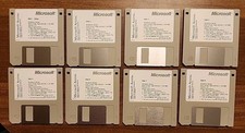 Microsoft Access Version 2 Windows 3.5” Floppy Disks Vintage 1994 Set Of Eight  picture