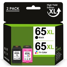 65-XL Ink Cartridges for HP 65XL Ink Deskjet 2600 2652 3755 ENVY 5010 5055 5058 picture