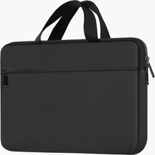 Durable 15.6 Inch Laptop Bag, Protective Briefcase Handbag, Black Computer Case picture