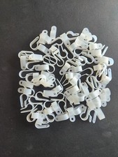 110 Pcs 1/2 Inch R-Clip Clamp Nylon P-Mounting Clips Cable Wire Clamp picture
