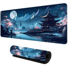 Japanese Style Scenery Mouse Pad Anti-Slip, Thick Stitch picture