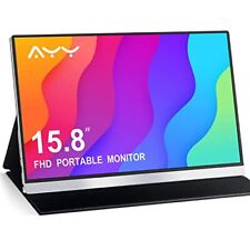 Portable Monitor 15.8 Inch FHD 1080P Portable External Second Monitor HDMI Tr... picture