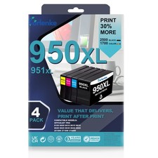 4PK 950XL 951XL Ink Cartridge For OfficeJetPro 8600 8610 8620 8100 picture
