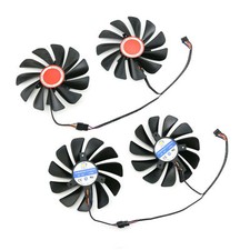 CF1010U12S 95mm Pair Fans For AMD Radeon XFX 580 RX580 RX590 Vega Dual  picture
