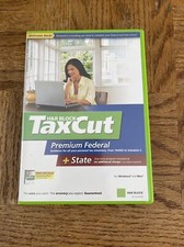 H&R Block TaxCut PC CD Rom Software picture