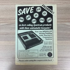 ZX SPECTRUM RETRO ADVERT PAMPHLET BOOKLET 1980'S VIDEO/COMPUTER GAMES SINCLAIR picture