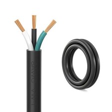 FIRMERST 8/10/12 Gauge 3 Conductor Power Cable, SJTW PVC Jacket Pure Copper wire picture