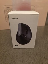 UINEER A06 Vertical Wireless Ergonomic Optical Mouse 6-Button Pink picture