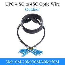 Fiber Patch Cord UPC 4 SC to 4 SC Optical Single-mode 4-core Cable Simplex 3-50M picture