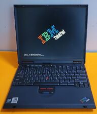 Vintage IBM Thinkpad T21 Type 2647 Pentium III Laptop Computer Retro - Powers On picture