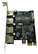 DELOCK*** B/N89297*** 4-Port USB 3.0 PCI-e Controller Card #GK14040 picture
