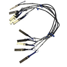 5 X  Mellanox 00W0049 IBM 1m QSFP Passive Copper FDR14 InfiniBand Cable 00W0051 picture