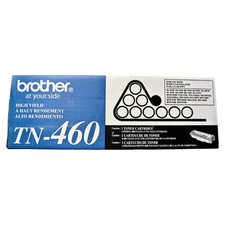 NEW Genuine Brother TN-460 HIGH YIELD Laser Toner Cartridge Black SEALED picture