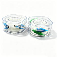 LC-LC SC-SC transparent patch cord drum duplex G657A2 10m-100m fiber optic cable picture