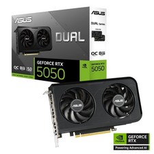 ASUS Dual GeForce RTX 5050 8GB GDDR6 OC Edition Graphics Card 433 TOPS Axial-tec picture