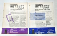 Vintage 1994 Inside the Internet August and September Newsletters picture