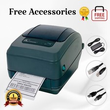 Zebra GX430T Thermal Transfer Label Printer 300 dpi USB LAN Serial 1 YR WARRANTY picture