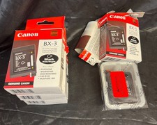 4 x Brand NEW Genuine Canon BX-3 Black Noir BJ FAX Ink Cartridges picture