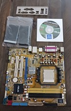 Asus M2A-VM Motherboard Socket AM2 DDR2 SDRAM & IO with Cables & OEM DVD picture