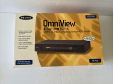 Belkin F1DZ102T Omniview SE plus 2-Port KVM Switch Model 12VDC  - New In Box picture