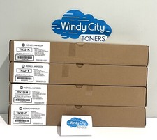 Konica Minolta TN321 OEM Toner Set Black Yellow Magenta Cyan For bizhub C224 NEW picture
