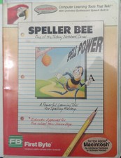 Speller Bee, by First Byte for Apple Macintosh. 1985. Talking Notebook Series. picture