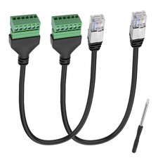 RJ12 Screw Terminal RJ12 6P6C to 6 Pin Solderless Connector Adapter picture