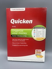 Quicken 2018 Starter Software Windows Mac picture