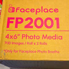 Faceplace FP2001 4x6 in Printer Photo Paper Media, 700 Images/Roll, 2 Rolls picture