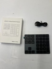 (LOT OF 6) Lekvey 34-Key Bluetooth Wireless Rechargeable Number Pads picture