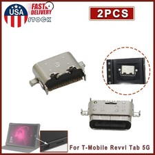 2PCS Typr-C USB Charging Ports Dock Connector Replace For T-Mobile Revvl Tab 5G picture