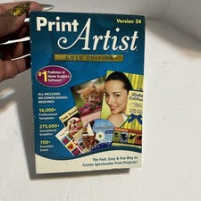 PRINT ARTIST GOLD EDITION PC Computer Home Graphics Software Version 24 picture