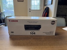NEW Canon 104 Black Toner Cartridge OEM picture