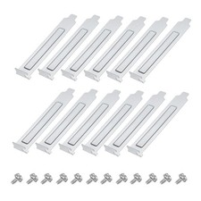 12PCS Silvery PCI Slot Cover Dust Filter Ventilation Deflector picture
