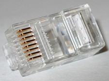 IDEAL 85-346 25 Pack plugs RJ-45 8P8C End Connectors CAT5e RJ45 Network Cable picture