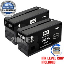 2Pk 962XL Black Ink Cartridge for HP 962 Officejet Pro 9010/e 9015/e 9018/e 9020 picture