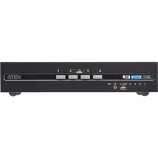 ATEN CS1144DP4C 4-Port USB DisplayPort Dual Display Secure KVM Switch with CAC picture