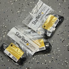 (Lot of 3) StarTech.com 10 ft Standard Computer Power Cord NEMA 5-15P to C13 picture