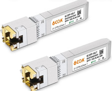 2 6C-SFP-10G-T, SFP+ 10G RJ46  Ethernet Transceiver, 10Gbase-T Copper SFP picture