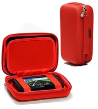Navitech Red Hard GPS Carry Case For The JMANCE 5