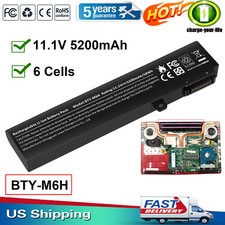 6 Cells BTY-M6H Battery For MSI GE62 GE72 2QC 2QD GL72 GL62 GP62 GP72 PE60 PE70 picture