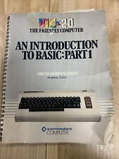 Vic 20 Computer An Introduction to Basic: Part 1 Andrew Collin 1981 picture