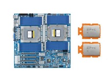 Gigabyte MZ73-LM0 Motherboard SP5 With 2x AMD EPYC GENOA 9334 QS 64Cores CPU picture