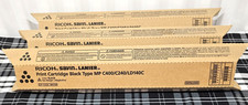 New 3 GENUINE Ricoh MP C400 Toner 2 Black 841724 picture