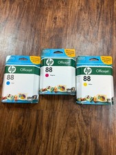HP Officejet 88 Cyan Magenta Yellow New In Boxes picture