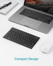 Anker Rechargeable Bluetooth Keyboard, for Phones, Tablet, Computers, and Laptop picture